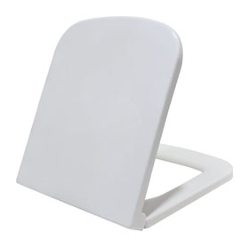 Square Soft Close PP Bathroom Toilet Seat